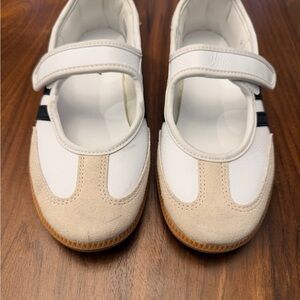 adidas women’s White and Beige  sneakers